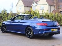Used Mercedes C220 AMG line 2016 Blue Cabriolet