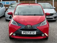 Used Toyota Aygo x-style 69 HP (50 kW) 2017 Red Hatchback