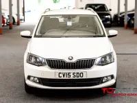 Used Skoda Fabia SE L 110 HP (80 kW) 2015 White Estate