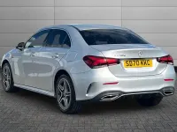 Used Mercedes A250 AMG line 215 HP (158 kW) 2020 Iridium silver Sedan