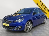 Used Peugeot 308 GT-line 131 HP (96 kW) 2016 Blue Hatchback