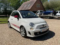 Used Abarth 500C 2013 White Cabriolet