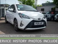 Used Toyota Yaris 2019 White Hatchback