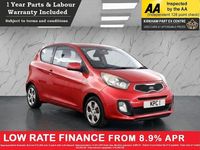 Used Kia Picanto 68 HP (50 kW) 2013 Red Hatchback