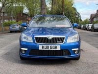 Used Skoda Octavia vRS 200 HP (147 kW) 2011 Blue Estate