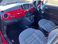 Used Fiat 500 Lounge 69 HP (50 kW) 2016 Red Hatchback