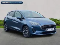 Used Ford Fiesta Titanium 2024 Blue Hatchback