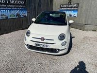 Used Fiat 500 Lounge 69 HP (50 kW) 2017 White Hatchback