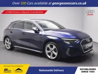 Used Audi A3 Sportback S-Line 150 HP (110 kW) 2024 Blue Hatchback