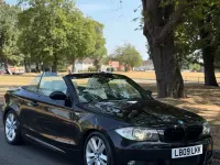 Used BMW 118 Cabriolet M Sport 2009 Black Cabriolet