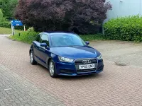 Used Audi A1 116 HP (85 kW) 2015 Blue Hatchback