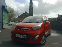 Used Kia Picanto 84 HP (61 kW) 2012 Red Hatchback