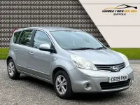 Used Nissan Note Acenta 110 HP (80 kW) 2009 Silver Hatchback