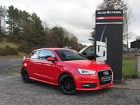 Used Audi A1 S-Line 125 HP (91 kW) 2018 Red Hatchback