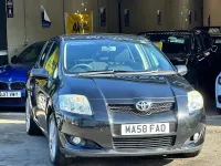 Used Toyota Auris 124 HP (91 kW) 2008 Black Hatchback
