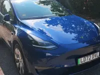 Used Tesla Model Y Long Range AWD 286 kW (389 HP) 2022 Blue SUV