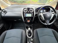 Begagnad Nissan Note Acenta Premium 90 HK (66 kW) 2015 Röd Halvkombi