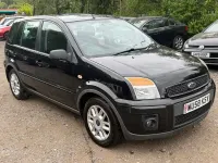 Used Ford Fusion Zetec 101 HP (74 kW) 2008 Black Hatchback