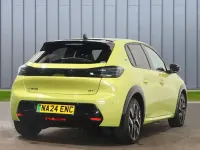 Used Peugeot e-208 GT 113 kW (154 HP) 2024 Yellow Hatchback