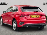 Used Audi A3 S-Line 147 HP (108 kW) 2022 Red Sedan