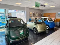New Micro Microlino 2025 Red Hatchback