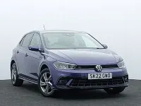 Used VW Polo R-line 95 HP (69 kW) 2022 Purple Hatchback