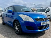 Used Suzuki Swift 92 HP (67 kW) 2013 Blue Hatchback