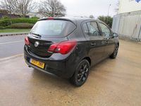 Used Vauxhall Corsa SRi 100 HP (73 kW) 2017 Black Hatchback