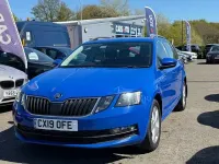 Used Skoda Octavia SE Technology 116 HP (85 kW) 2019 Blue Estate