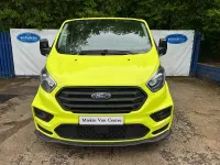 Used Ford Transit Custom Limited 185 HP (136 kW) 2021 Green Van