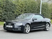Used Audi A5 Cabriolet S-Line 177 HP (130 kW) 2014 Black Cabriolet