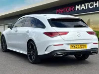 Used Mercedes CLA220 Shooting Brake AMG line 2023 White Estate