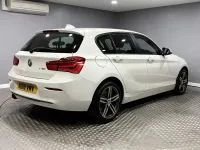 Used BMW 120 Sport Line 181 HP (133 kW) 2018 White Hatchback