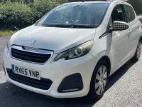Used Peugeot 108 Active 68 HP (50 kW) 2015 White Cabriolet