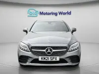 Usado Mercedes C220 AMG line 194 HP (142 kW) 2021 Cinzento Coupé