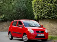 Used Kia Picanto 64 HP (47 kW) 2009 Red Hatchback