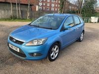 Used Ford Focus Zetec 2010 Blue Hatchback