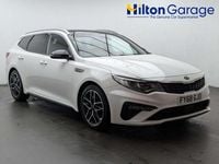 Used Kia Optima GT-Line S 136 HP (100 kW) 2018 White Estate
