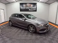 Used Mercedes A200 AMG line 136 HP (100 kW) 2017 Grey Hatchback