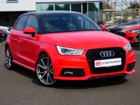 Used Audi A1 Black Edition 123 HP (90 kW) 2018 Red Hatchback