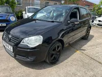 Used VW Polo Match 80 HP (58 kW) 2008 Black Hatchback