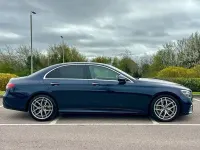 Used Mercedes E200 AMG Line Premium 200 HP (147 kW) 2023 Blue Sedan