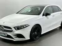 Used Mercedes A220 AMG Line Premium 190 HP (139 kW) 2019 White Hatchback