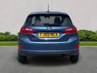 Used Ford Fiesta Zetec 100 HP (73 kW) 2018 Blue Hatchback