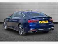 Used Audi A5 S-Line 265 HP (194 kW) 2023 Blue Coupe