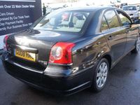 Used Toyota Avensis 129 HP (94 kW) 2008 Black Sedan