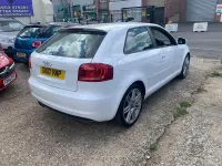 Used Audi A3 S-Line 125 HP (91 kW) 2010 White Hatchback