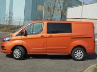 Used Ford Transit Custom Limited 170 HP (125 kW) 2021 Orange Van