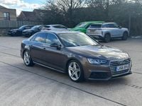 Used Audi A4 S-Line 2017 Brown Sedan