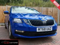 Used Skoda Octavia SE Technology 116 HP (85 kW) 2018 Blue Hatchback